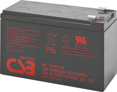 Zdjęcie produktu dla PowerWalker 91010032, Ołowiany (VRLA), 12 V, 1 szt., Czarny, 9000 mAh
