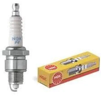 Produktbild von NGK Zündkerze BR8HS, entstört mit 5 kOhm Widerstand, Elektrodenabstand einstellbar, für Motorrad
