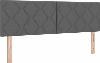 Produktbild von vidaXL Kopfteil Grau 144 cm Stoff