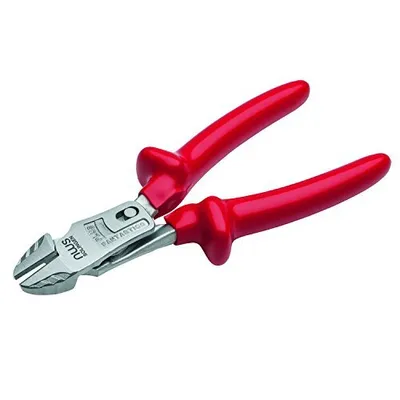 Image de NWS 1000 Volt 180mm Pince coupante latérale à levier FantasticoPlus 138-43-180 | Coupe de précision pour fil de piano, boulons, clous, rivets | Force motrice avec rapport de transmission de levier