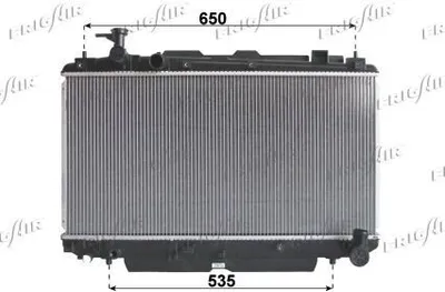 Produktbild von FRIGAIR 0115.3168 Kühler Wasserkühler Motorkühler für TOYOTA RAV 4 II (CLA2, XA2, ZCA2, ACA2)