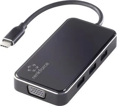 Produktbild von Renkforce USB-C® Dockingstation RF-HUB-230 Passend für Marke Dockingstations: Universal USB-C® Power Delivery
