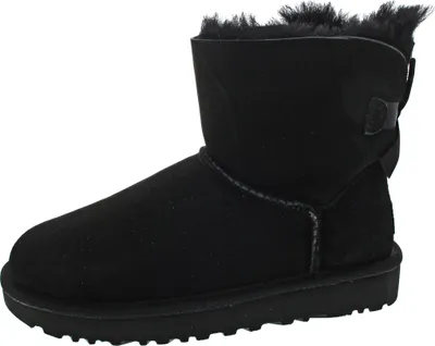 Produktbild von Ugg Mini Bailey Bow II Stiefel Schwarz - Damenstiefel - 1016501-BLK