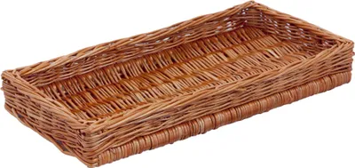 Produktbild von Auslagekorb, naturbraun, Präsentationskorb, Allzweckkorb, 25x50x6cm