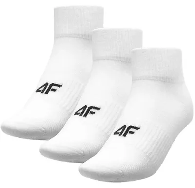 Produktbild von 4F - "4FAW23USOCM204" Socken für Herren(3er-Pack) PP1858 (38 EU - 42 EU) (Weiß)