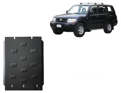 Obrázok produktu pre Ochranný kryt prevodovky z ocele pre Mitsubishi Pajero 3 (V60, V70)