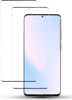 Produktbild von 2-Pack Samsung S21 ULTRA 5G Displayschutzfolie - Gehärtetes Glas 9H - Super Qualität 3D