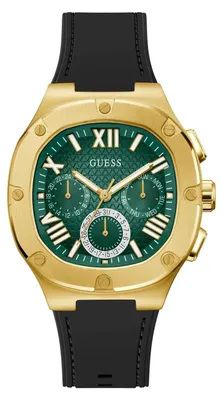 Productafbeelding van Guess herenhorloge, multifunctioneel, model GW0571G3, siliconen band