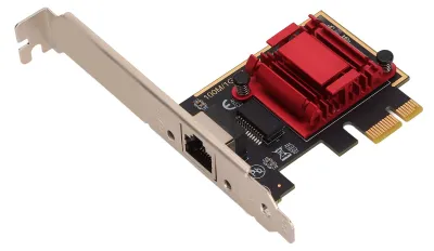 Obrázok produktu pre Internetový adaptér PCIe 2,5 Gb/s s portom RJ45 (2500/1000/100 Mb/s) – karta PCI Express Gigabit Ethernet pre systémy Windows/Linux/OS X/Server