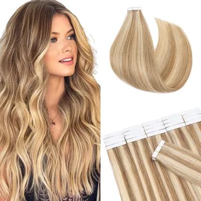 Imagen del producto de Extensiones de cabello Tape-in de cabello natural