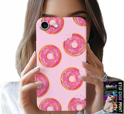 Produktbild von Etui Für Iphone 7 / 8 / Se2 - Design Mit Zuckerüberzogenen Donuts