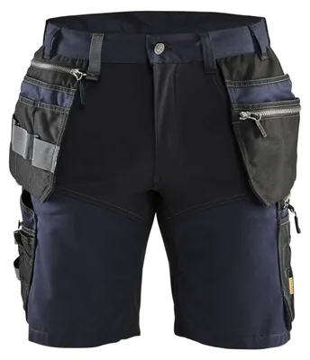 Produktbild von Blakläder Handwerker Shorts mit Stretch 1598, Farbe:Dunkel Marineblau/Schwarz, Größe:C50