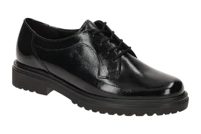 Produktbild von Gabor DAVOS Damenschuhe - elegante Schnür- Halbschuhe schwarz Elegant NEU