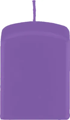 Produktbild von Quader Kerzen, Quadratische Kerzen Lila 100 x Ø 60/60 mm, 16 Stück