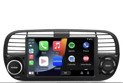 Produktbild von DAB+ Carplay Für FIAT 500 2007-2015 7" Android 15 Autoradio GPS Navi WIFI RDS DSP DAB+ BT SWC 2+64G