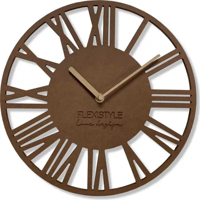 Obrázek produktu pro Nástěnné hodiny Loft Piccolo 30 cm hnědé