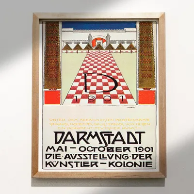 Produktbild von Wandposter - Deutschland Ausstellung der Kunst - A1 (59,5 cm x 84 cm)