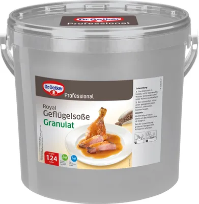 Verpackungsbild ETO Gefluegelsosse granuliert fein wuerzig und aromatisch 12kg