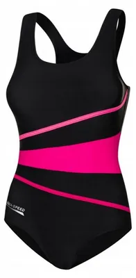 Productafbeelding van Aqua Speed - "Stella" damesbadpak PP358 (maat M) (zwart)