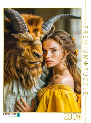Produktbild von CALVENDO Puzzle Die Schöne und das Biest | 2000 Teile Lege-Größe 90x67cm Foto-Puzzle für glückliche Stunden