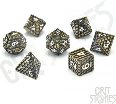 Obrázek produktu pro Kostky Drudaxizius Metal - RPG Dice Set  (7 ks)