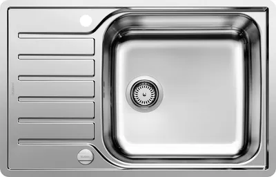 Produktbild von BLANCO LANTOS XL 6 S-IF Compact, Schrankwaschbecken, Rechteckig, Edelstahl, Edelstahl, 1 Becken, Gebürstet