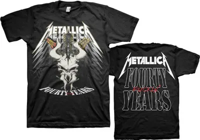 Produktbild von Metallica Uni T-Shirt: 40th Anniversary Forty Years