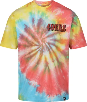 Produktbild von Recovered T-Shirt NFL 49ers Helmet für alle San Francisco 49ers-Fans Rainbow Tie Dye L