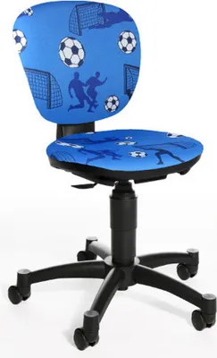 Produktbild von Topstar Kinderdrehstuhl MAXX KID Schreibtischstuhl für Kinder höhenverstellbar ohne Armlehnen Stoff