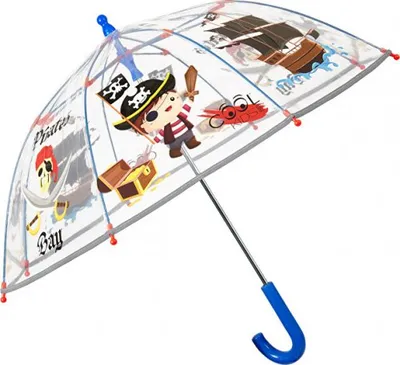 Produktbild von Perletti Regenschirm PIRAT transparent reflektierend
