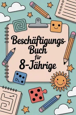 Zdjęcie produktu dla Beschäftigungs-Buch für 8 Jährige: Ein tolles Buch für Kinder mit vielen Rätseln, Ausmalbildern, Spielen & mehr.