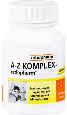 Obrázek produktu pro A-Z Complex-ratiopharm Tablety, 30 tablet