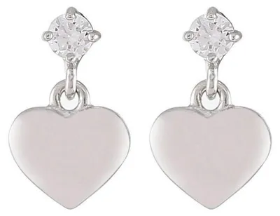 Produktbild von Esprit Kinder Ohrringe Ohrstecker Silber Herz ESER92651A000