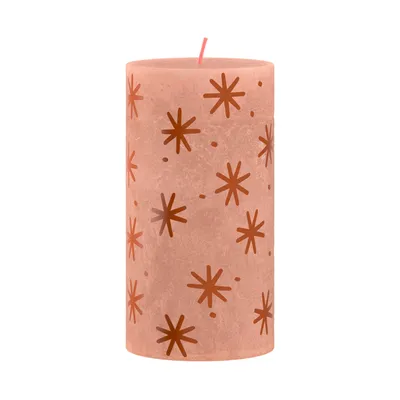 Obrázek produktu pro Bolsius svíčka Rustic Silhouette válec 68x130mm, Creamy Caramel