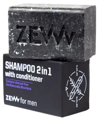 Zdjęcie produktu dla ZEW dla mężczyzn, szampon i odżywka 2w1, mydło w kostce, 85 g