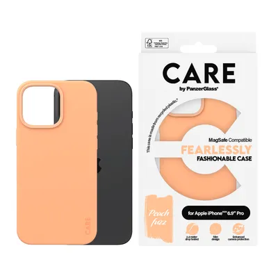 Image de Etui Care By Panzerglass Fashion Case Z Magsafe Na Iphone 16 Pro Max - Pomarańczowe