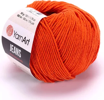 Produktbild von YarnArt Jeans (50g/160M) 85 fuchsorange
