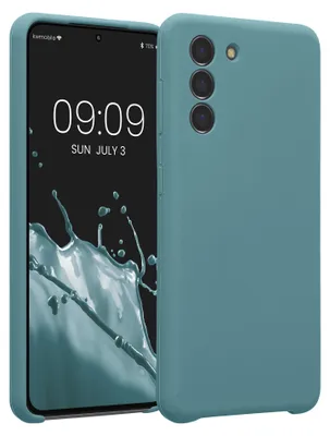 Produktbild von kwmobile Hülle kompatibel mit Samsung Galaxy S21 - Hülle Silikon gummiert - Handyhülle - Handy Case in Arctic Night