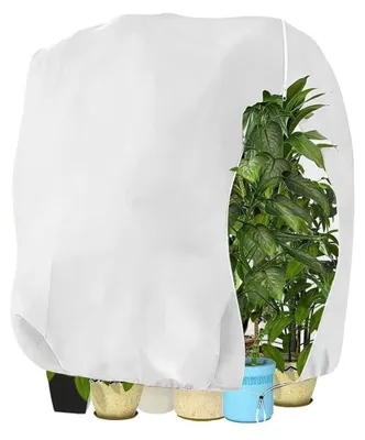 Zdjęcie produktu dla Osłona ochronna na zimę dla roślin, 200x240 cm, oddychająca, odporna na rozerwanie, biała