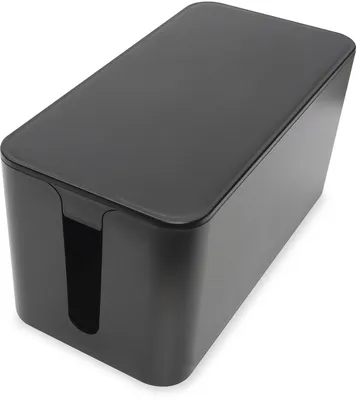 Produktbild von Digitus Kabelmanagement Box, S, Kabelgehäuse, Flur, Polyester, Schwarz