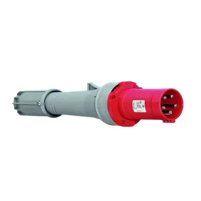 Produktbild von ABL CEE Stecker, IP44, 63A, 3-polig, 230V, 6h, blau S33S20