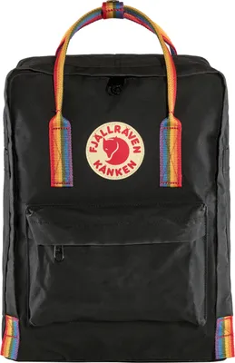 Produktbild von Fjällräven Kånken Rainbow Schwarz Rainbow Pattern