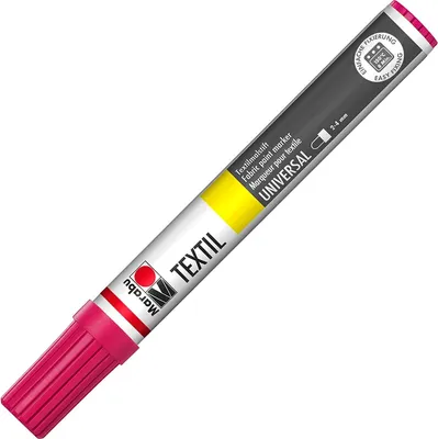 Produktbild von Marabu Textilmarker "Textil Painter" Strichstärke: 2-4 mm himbeere