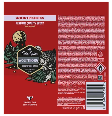 Zdjęcie produktu dla Old Spice Wolfthorn dezodorant w sprayu dla mężczyzn 150ml