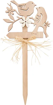 Produktbild von VBS Holz-Stecker "Vögel", Sperrholz, 4-tlg.