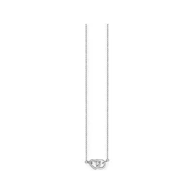 Produktbild von THOMAS SABO Collier "Herz und Ring" Silber Zirkonia SCKE1502