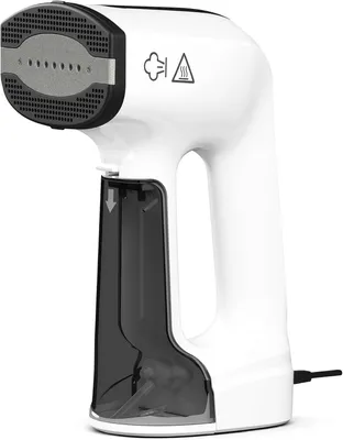 Produktbild von 2-in-1 Vakuum Dampfglätter mit 2500 Pa Saugleistung, Keramiksohle, 3 Modi, 30s Aufheizen, 160 ml Tank, tragbarer Steamer für Kleidung & Reise