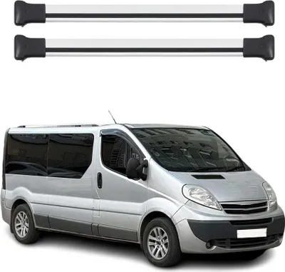 Produktbild von Dachträger Grundtäger für Nissan Primastar 2001-2014 75kg Aluminium Silber 2 tlg