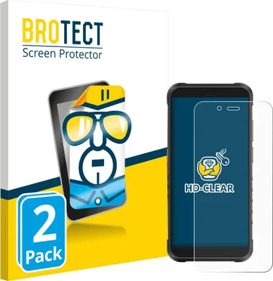 Produktbild von 2x Für Ulefone RugKing Schutzfolie BROTECT Displayschutz Display Schutz Folie Klar Transparent