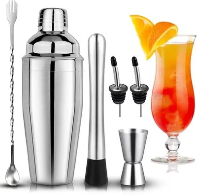 Obrázok produktu pre Sada kokteilových šejkerov Famanu, 750 ml - Profesionálne barové príslušenstvo do domácnosti